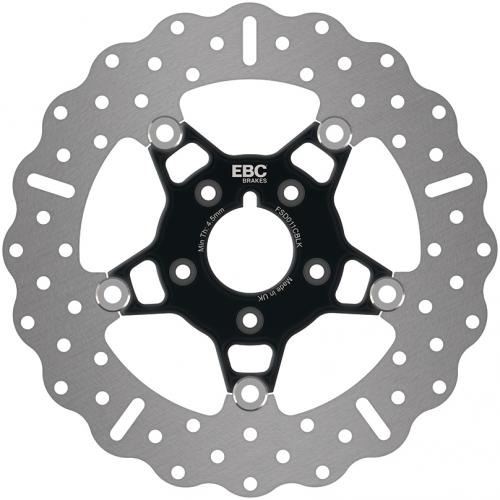 EBC BRAKE DISC FSD011CBLK BLACK CHROME CENTRED H-D DISC