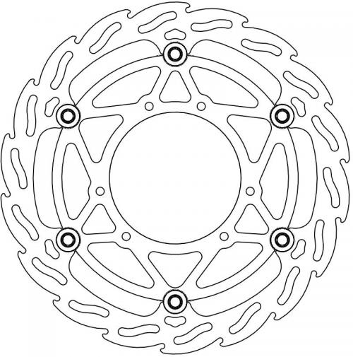 MOTO MASTER 112082, FLAME FLOATING ALU DISC 270