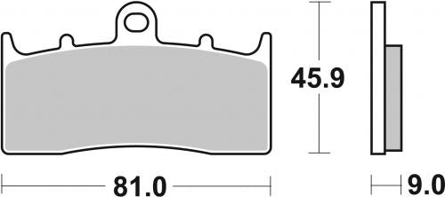 BREMBO 07GR62SR BRAKE PADS SINTER SPORT