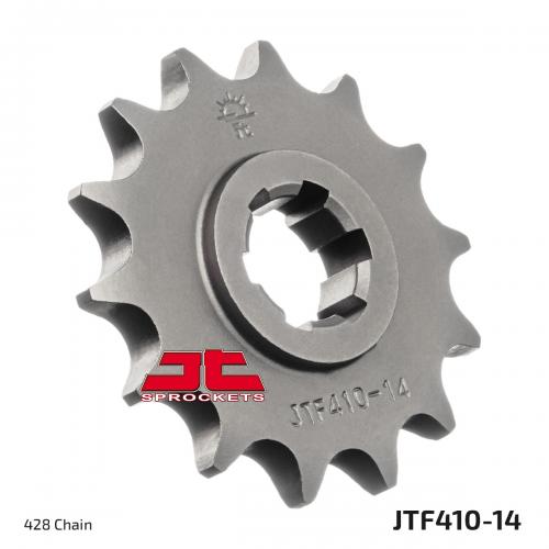 JT SPROCKETS FRONT STEEL 14T, 428 JTF041014