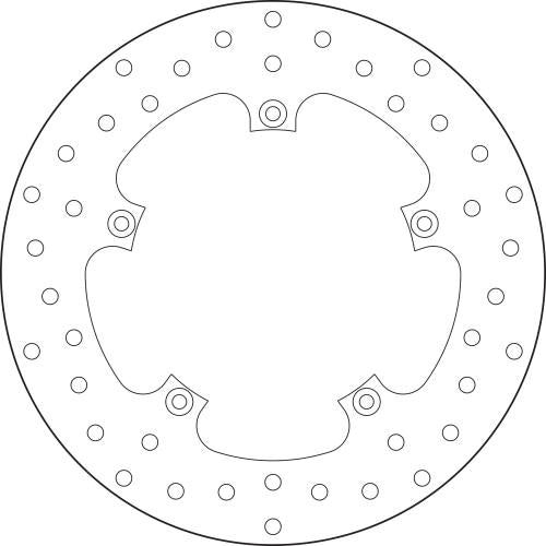 BREMBO BRAKE DISC, 68B407A8