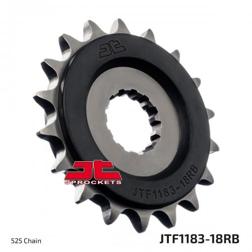 JT SPROCKETS FRONT STEEL 18T RB, 525