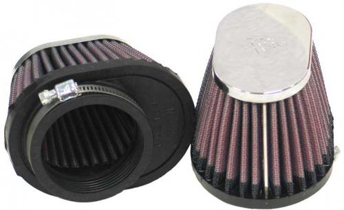 K&N RC0982 UNIVERSAL K&N CHROME AIR FILTERS (2)