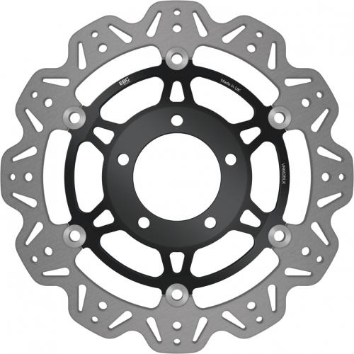 EBC BRAKE DISC VR662BLK VEE FLOATING DISC BLACK CENTRE