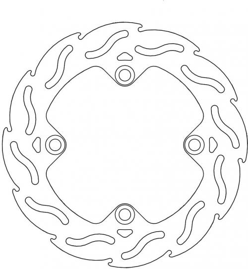 MOTO MASTER 110309, FLAME FIXED DISC 220