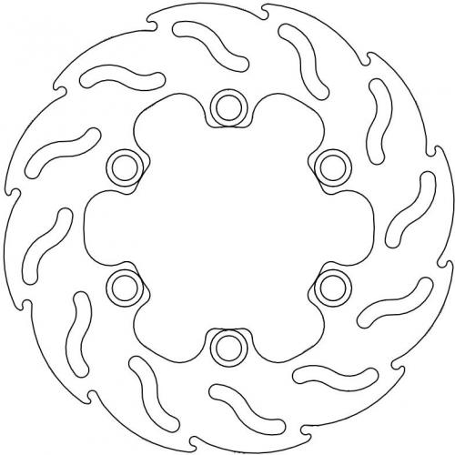 MOTO MASTER 110382, FLAME FIXED DISC 190