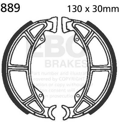 EBC 889 EBC BRAKE SHOES