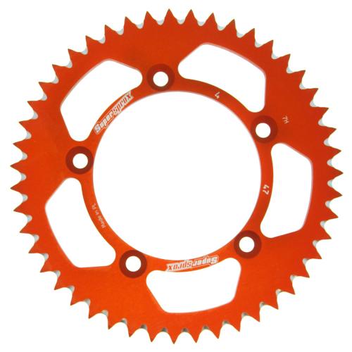 SUPERSPROX SUPERSPROX REAR ALU 47T, ORANGE, 420