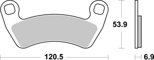 BREMBO 07PO17SD BRAKE PADS SINTER