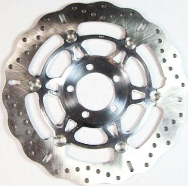 EBC BRAKE DISC MD4141CC POLISHED HUB WAVE BRAKE DISC