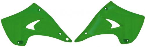 RTECH RADIATOR SCOOPS KAWASAKI GREEN (OE) 566225240
