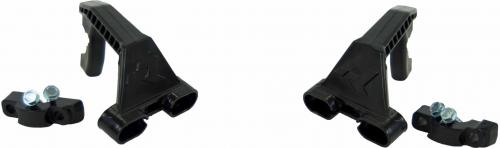 RTECH NYLON MOUNT. KIT WITH CLAMPS HP1 BLACK