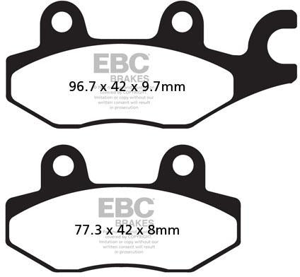 EBC FA 165/2R EBC DISC PADS