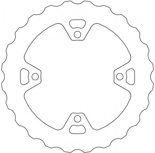 MOTO MASTER 110643, NITRO MUD FIXED DISC 240