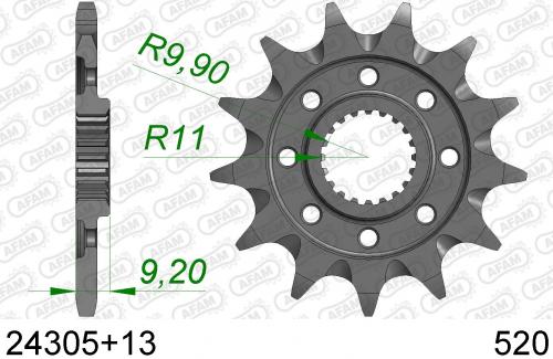 AFAM FRONT 13T, 520 AF12430513S