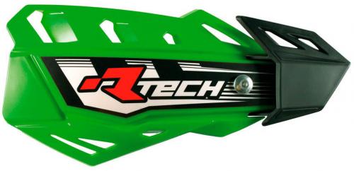 RTECH HANDGUARDS FLX WITH MOUNT KIT GREEN