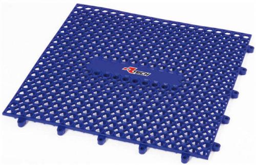 RTECH RUBBER MODULAR CARPET - BLUE