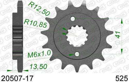 AFAM FRONT 17T, 525 AF12050717
