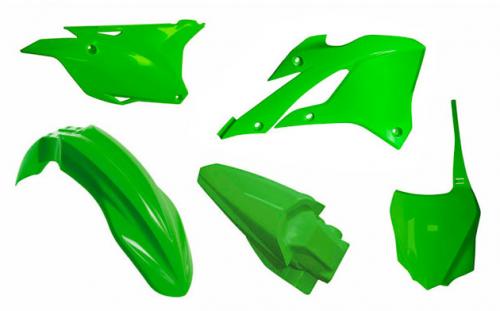 RTECH PLASTIC KIT 5 PCS ORIGINAL COLOUR KX GREEN