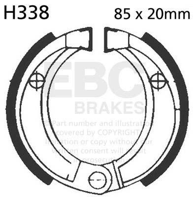 EBC H338 EBC BRAKE SHOES