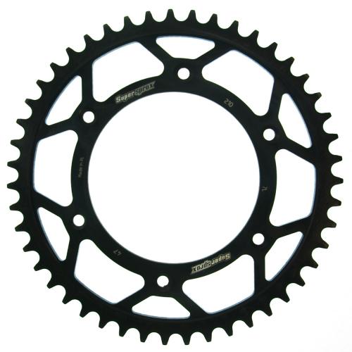 SUPERSPROX SUPERSPROX REAR STEEL 47T, BLACK, 520 SU421047B