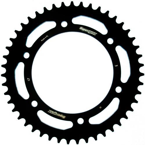 SUPERSPROX SUPERSPROX REAR STEEL 47T, BLACK SU4347B
