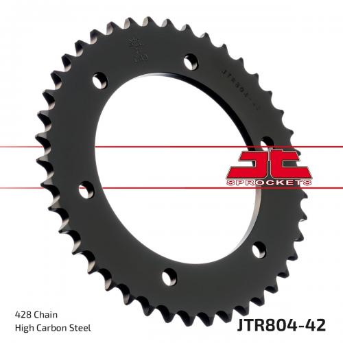JT SPROCKETS REAR STEEL 42T, 428 JTR080442