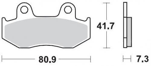 MOTO MASTER 090411, BRAKE PADS SINTER RACING
