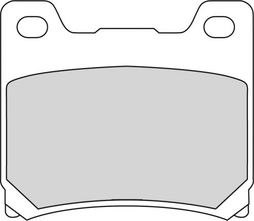 FERODO FDB337P BRAKE PADS ORGANIC