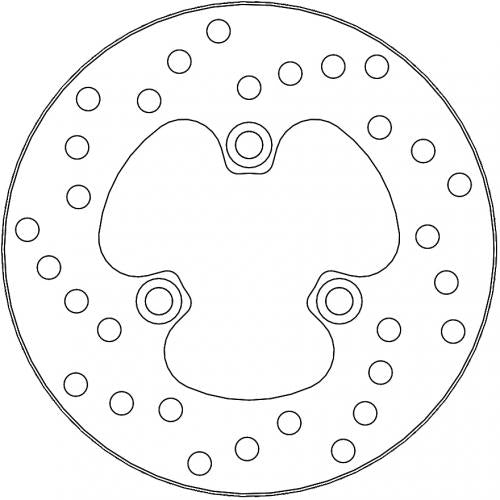 MOTO MASTER 110114, ROUND FIXED DISC 190