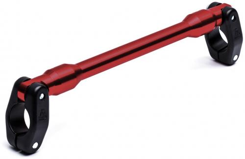 RENTHAL HANDLEBAR B105 BRACE & CLAMP SET RED