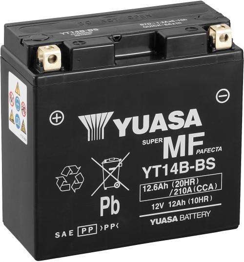 YUASA YT14B-BS YUASA BATTERY & ACID PACK
