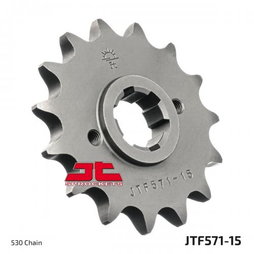 JT SPROCKETS FRONT STEEL 15T, 530 JTF057115
