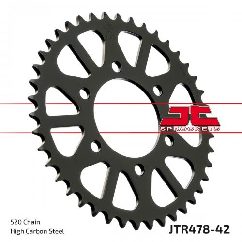 JT SPROCKETS REAR STEEL 42T, 520 JTR047842