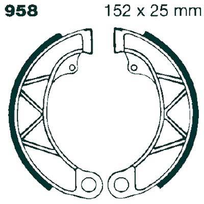 EBC 958 EBC BRAKE SHOES