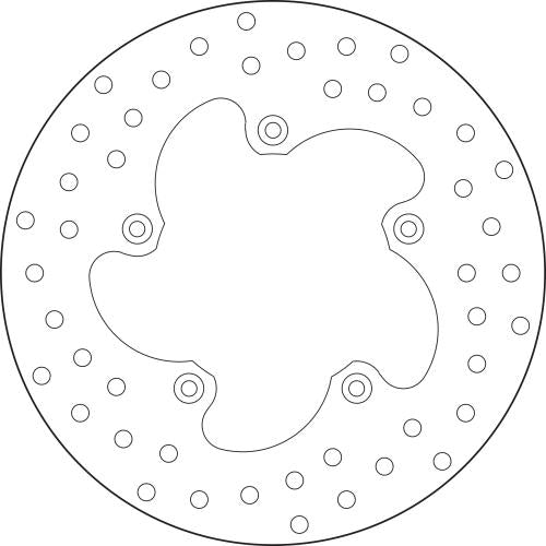 BREMBO BRAKE DISC, 68B40736