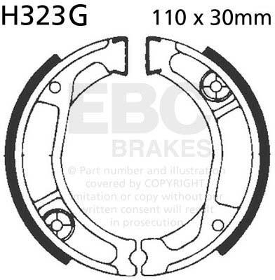 EBC H323G EBC BRAKE SHOES