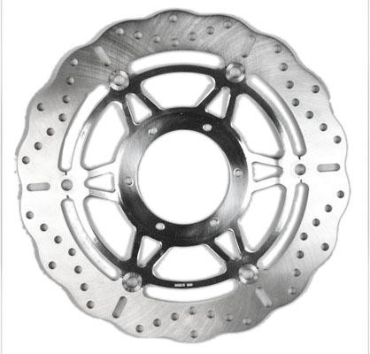 EBC BRAKE DISC MD1137CC POLISHED HUB WAVE BRAKE DISC