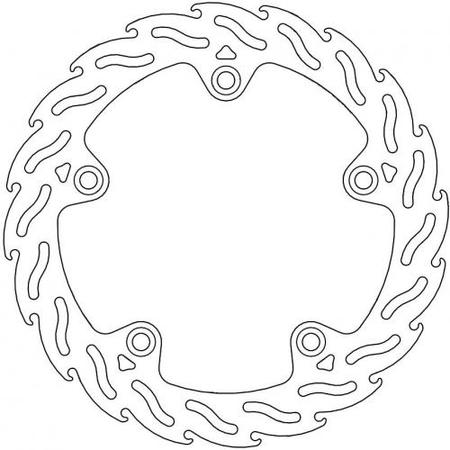 MOTO MASTER 110547, FLAME FIXED DISC 270