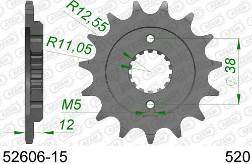AFAM FRONT 15T, 520 AF15260615