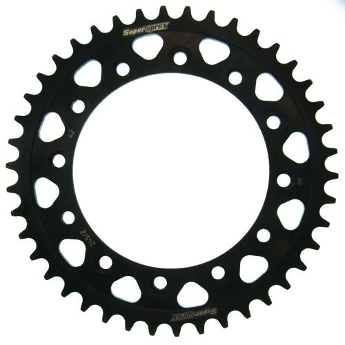 SUPERSPROX SUPERSPROX REAR STEEL 42T, BLACK, 520 SU4245242B
