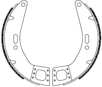 FERODO FSB893 BRAKE SHOES