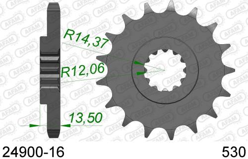 AFAM FRONT 16T, 530 AF12490016