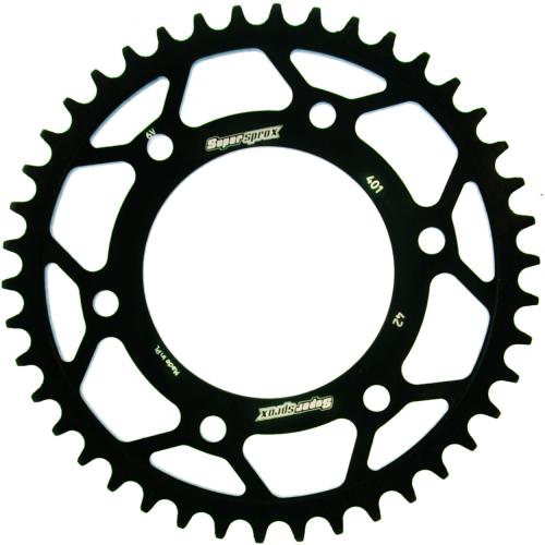 SUPERSPROX SUPERSPROX REAR STEEL 42T, BLACK SU440142B