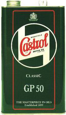 CASTROL GALLON CAN GP SAE 50 CASTROL CLASSIC