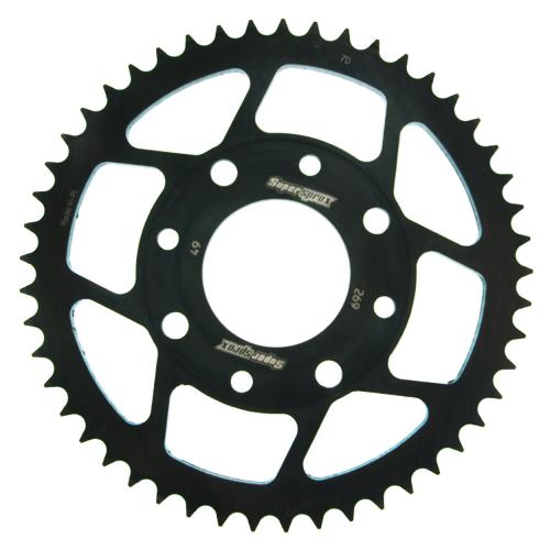 SUPERSPROX SUPERSPROX REAR STEEL 49T, BLACK SU426949B