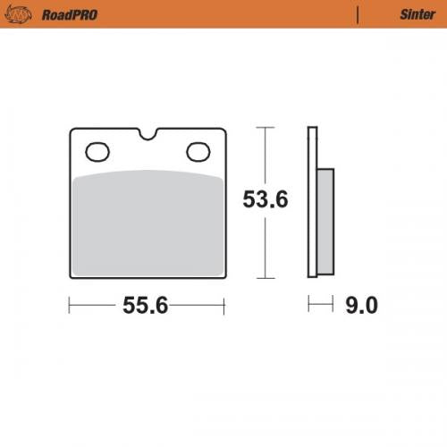 MOTO MASTER 401602, BRAKE PADS SINTER