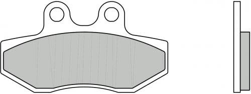 BREMBO 07089CC BRAKE PADS ORGANIC