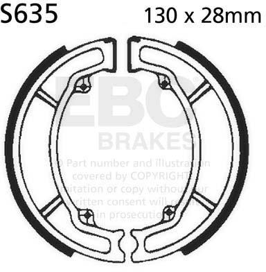 EBC S635 EBC BRAKE SHOES