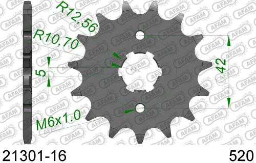 AFAM FRONT 16T, 520 AF12130116